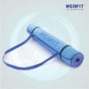 6 mm Yoga Mat with Functional Alignments – Blue